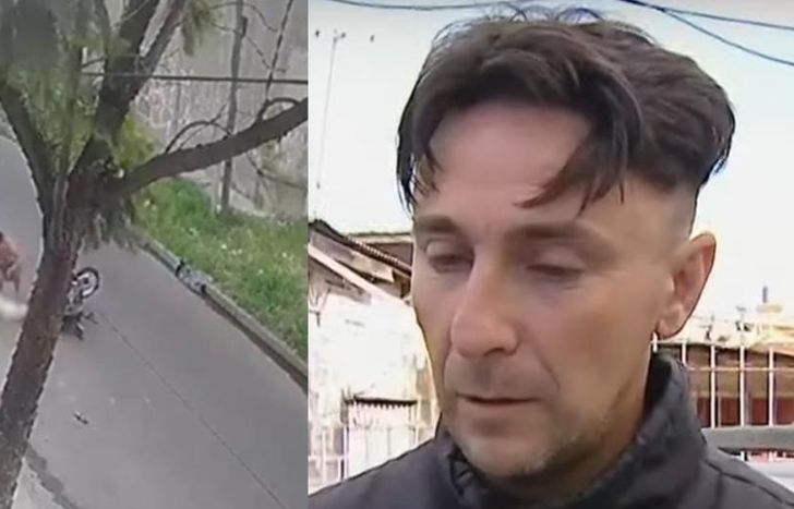 La angustia de Roberto, hijo de la mujer atropellada.