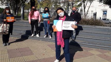 Se reunieron en la Plaza Grigera.