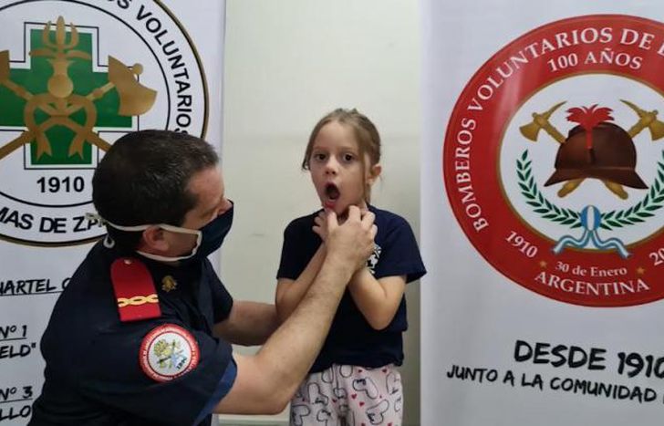 De la explicación participó una pequeña.