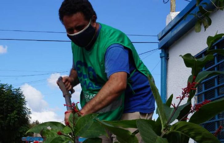 Se llevó adelante una forestación de árboles nativos.