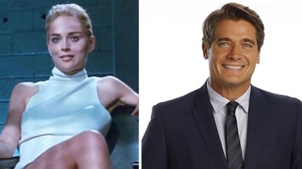 Sharon Stone y Guillermo Andino.