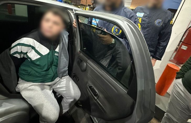 El joven detenido, apodado Cara de Bebé.