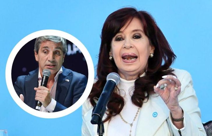 Cristina Kirchner cruzó con todo a Luis Caputo.