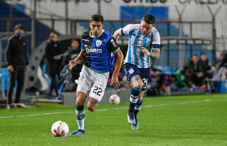 Álvarez tuvo una de las dos chances que tuvo el partido.