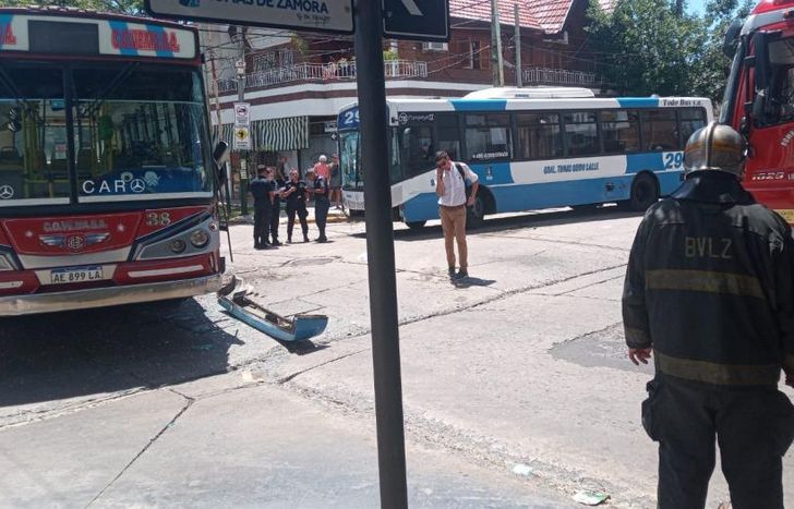 Una unidad de la línea 278 y otra de la 299 involucradas.