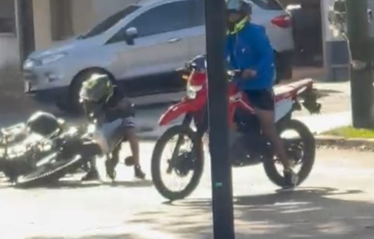 Un testigo había filmado el ataque motochorro.