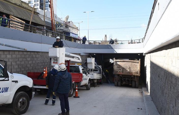 Colocaron nuevas luminarias.