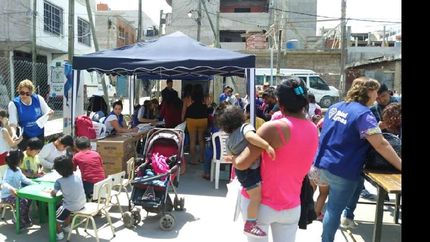 jornada en el barrio 30 de agosto de santa catalina.