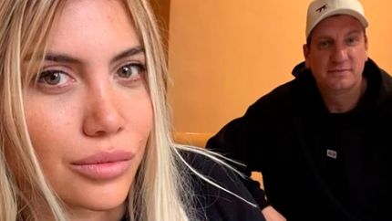 Wanda Nara y Maxi López acompañaron a su hijo Valentino tras la operación de ligamentos cruzados.