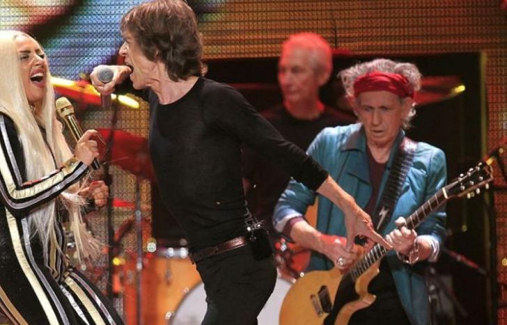 Con Lady Gaga en vivo.