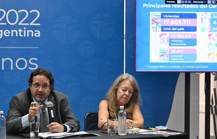 Se difundió el número de habitantes que tiene la Argentina según el último Censo.