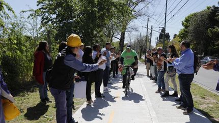 como es la ciclovia que conecta el parque llavallol con la reserva santa catalina
