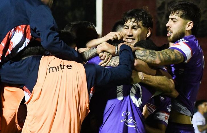 La felicidad de Los Andes tras el triunfo ante Atlanta.
