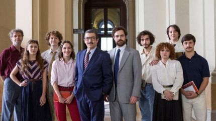 El elenco del film.