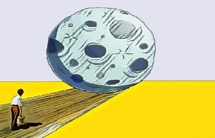 La imagen del artista Javier Pollasqui.