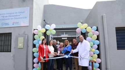 inauguraron un centro integral de salud en albertina