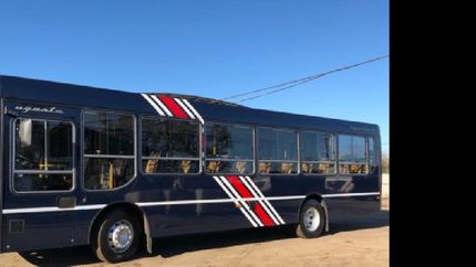 la linea de colectivo 543 de lomas alienta a la seleccion en todos los recorridos