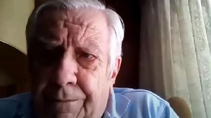 Guillermo Domínguez Matheu, durante una de las audiencias virtuales del juicio del Pozo de Banfield.