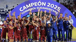 Lanús accedió a la Copa Libertadores tras ganar la última Copa Sudamericana.
