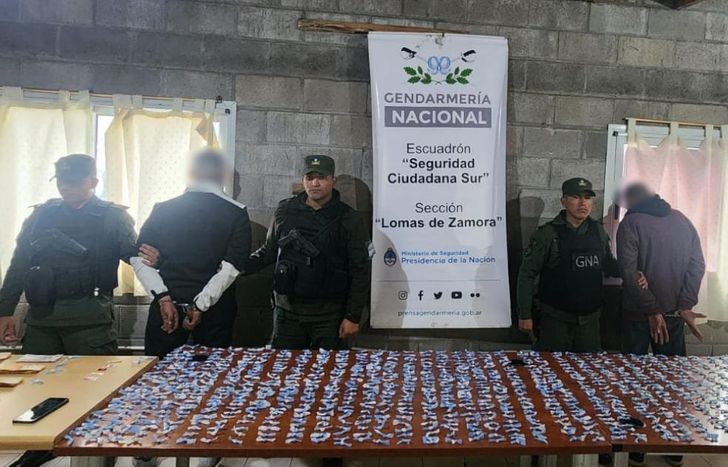 Gendarmería Nacional estuvo al frente del operativo.