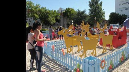 Grandes y chicos disfrutaron a pleno la primera jornada.