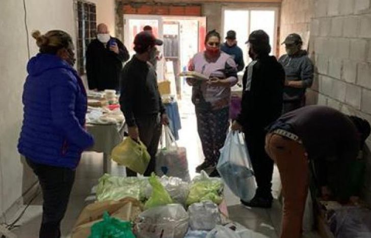 Las acciones solidarias del club se multiplican.
