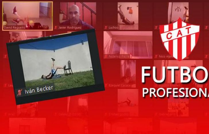 El plantel superó los 100 entrenamientos vía Zoom y va por más.