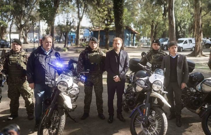 Lomas: Federico Otermín y Axel Kicillof inauguraron una Base UTOI con 100 nuevos efectivos.