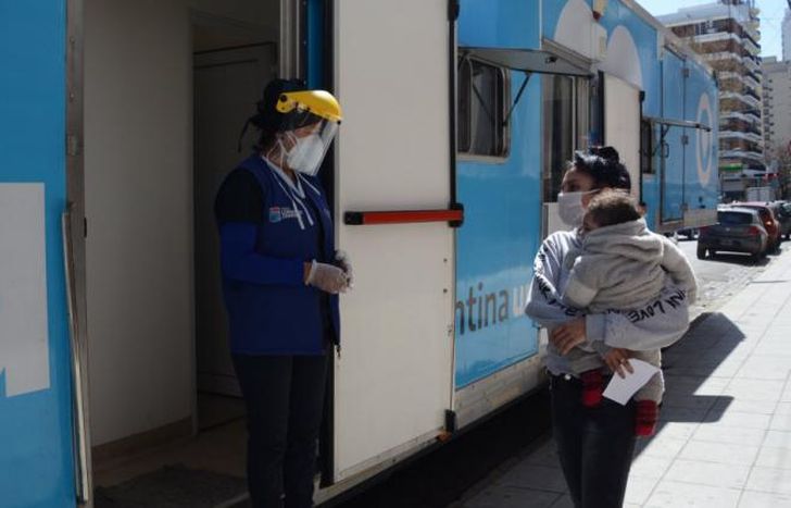 El trailer volvió este martes al centro de Lomas.