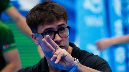 Leandro Alegre, técnico de Defensores de Banfield. Leandro Alegre, técnico de Defensores de Banfield.