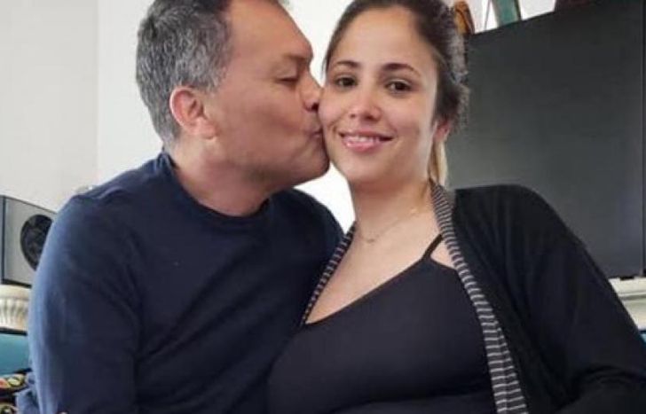 Romina con ex ex en otros tiempos.