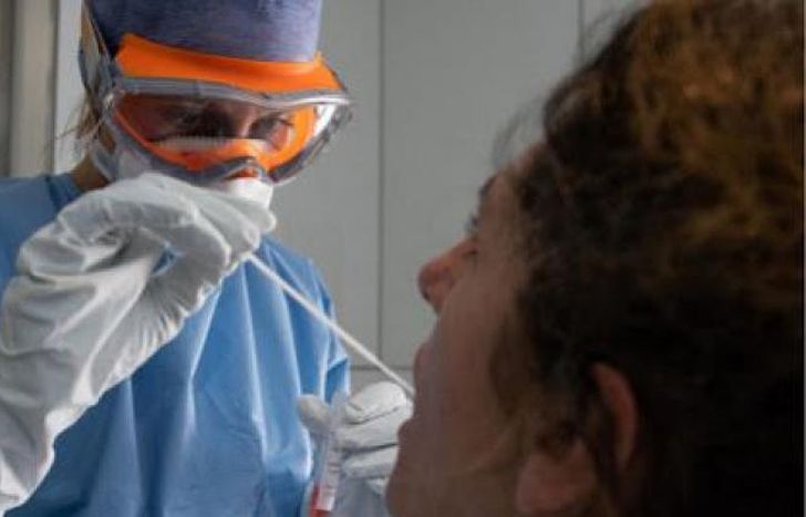 Entusiasmo por un freno en la cantidad de casos de Covid.