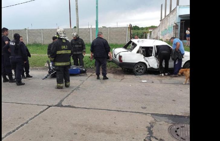 El choque fue en  Frías y Avenida Fernándes.