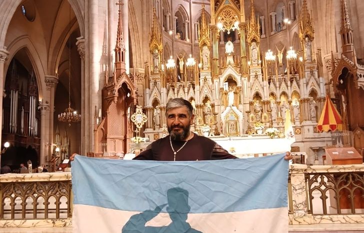 Rodrigo Gallardo y su misión cumplida.&nbsp;