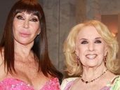 Moria Casán y Mirtha Legrand, con poca onda.