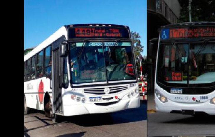 el chofer recibió un tiro en la pierna.