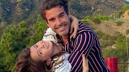 Nicolás Cabré compartió una tierna foto con su hija Rufina alentando a Vélez.