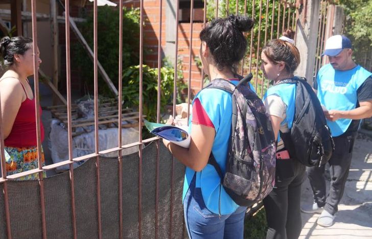 Hicieron jornadas en Santa Catalina y en el Barrio Pami de Centenario.