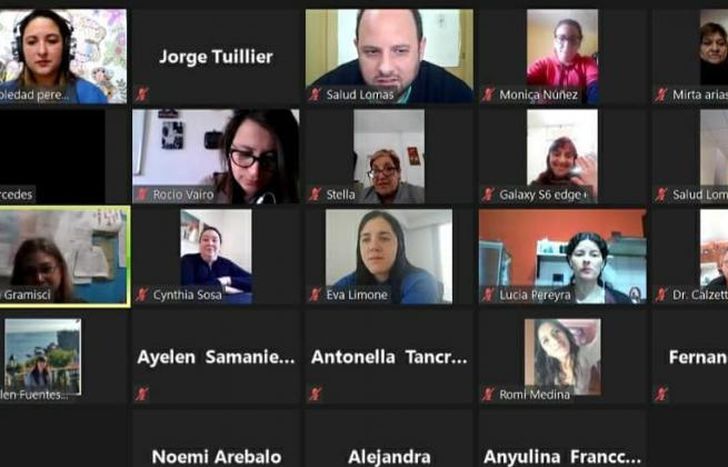 Salud Lomas está organizando charlas virtuales.