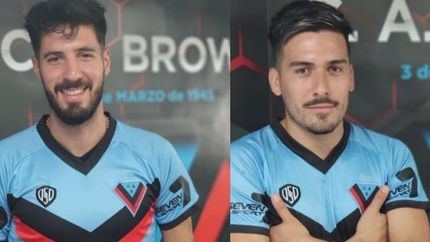 Vidal y Gómez, las dos caras nuevas en Brown de Adrogué.