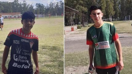 Pinto, uno de los riojanos que juegan en Los Andes. Pinto, uno de los riojanos que juegan en Los Andes.