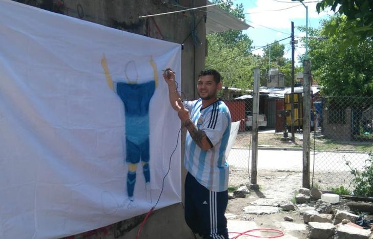 La próxima pintura de Leonardo será la copa del mundo.