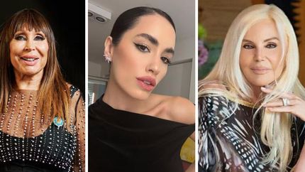 Lali Espósito, entre Moria Casán y Susana Giménez.