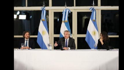 Gran parte de lo que se necesita para la construcción no tenemos que importarlo de ningún lado, dijo Alberto.