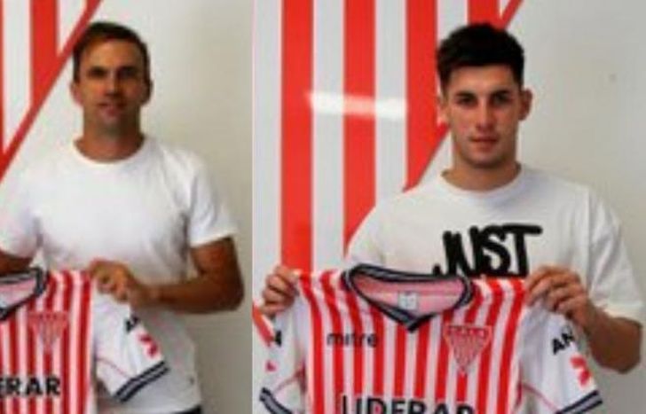 Gastón Ada y Nicolás Digiano, caras nuevas en Los Andes.