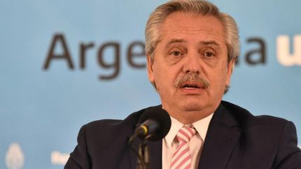 Alberto Fernández destacó la gestión de la vacuna.