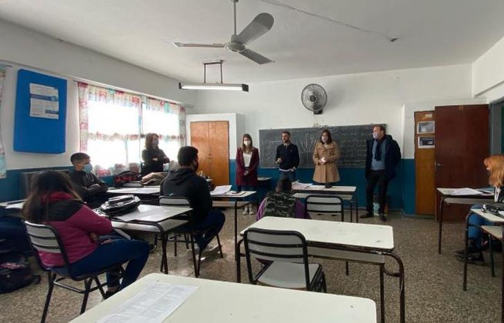 Jornada en la Secundaria Nº41 de Turdera.