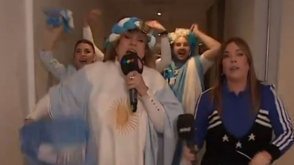 Georgina Barbarossa, al piso.&nbsp;