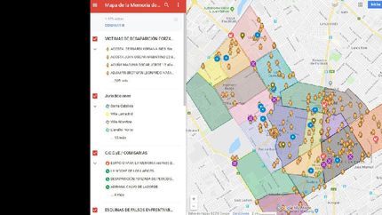 la web es de acceso libre y gratuitO y contiene decenas de datos sobre la dictadura.