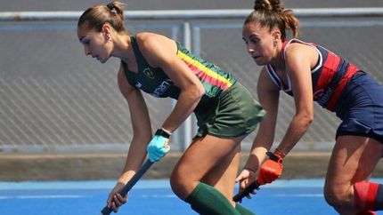 Goleadora del Súper 8 en Santiago.